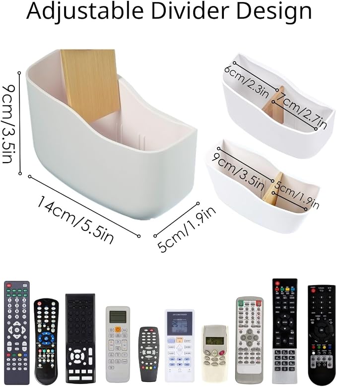LINFIDITE TV Remote Holder Wall Mount Remote Control Holder - Image 5