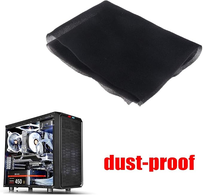 PC Cooler Fans Filter Computer Mesh Black Sponge 60ppi Density Filter - Image 3