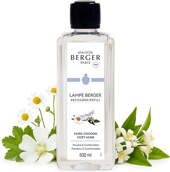 MAISON BERGER Lampe Berger Refill, 500 ml, Cozy Musk | Catalytic Lamp Fragrance by MAISONBERGER