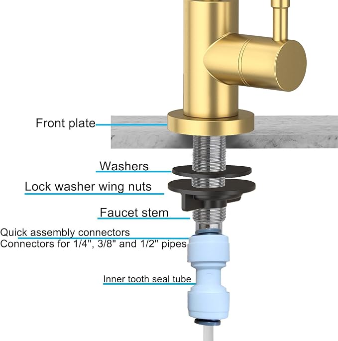 Kitchen Sink Faucet with Pull - Image 5