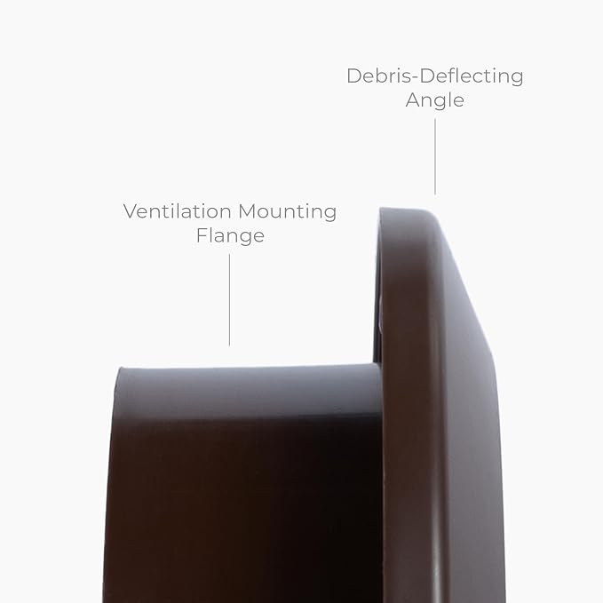 4" Inch Brown Round Air Vent Cover - Image 6