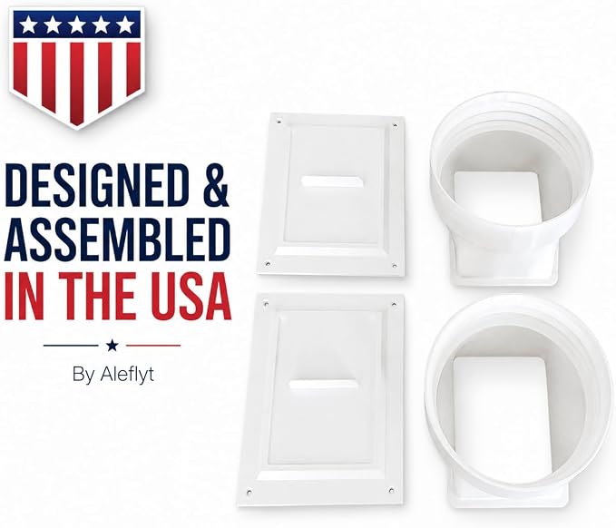 Portable AC Vent Kit for Door or Wall, Exhaust Hose Adapter - Image 6
