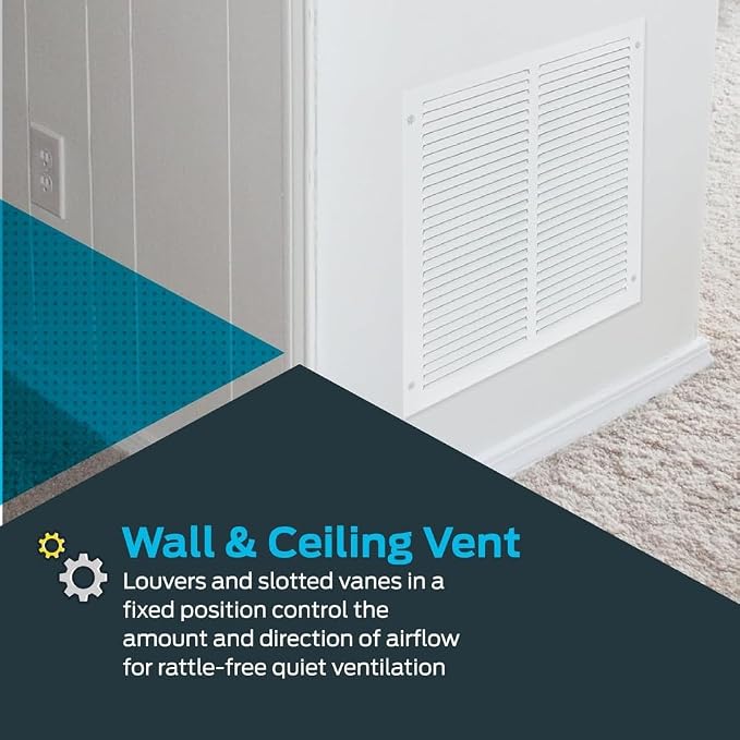 EZ-FLO 16 x 16 Inch Return Air Vent Cover - Image 5
