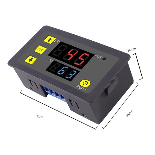 2Pcs Timer Delay Relay AC 110V 220V 10A 1500W Programmable LED Display Digital - Image 3