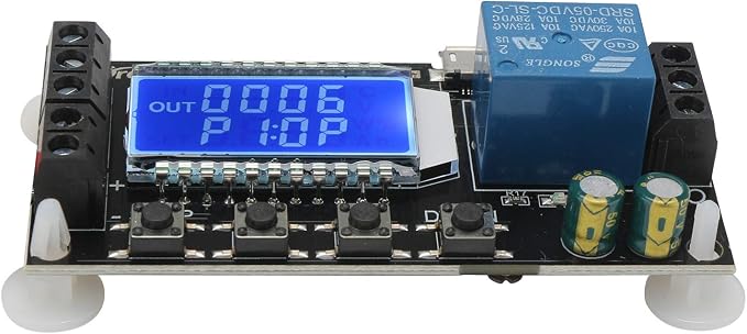 DROK Time Delay Relay, DC 5V/12V/24V Timer Relay Delay-Off Cycle 0.01s-9999mins - Image 8