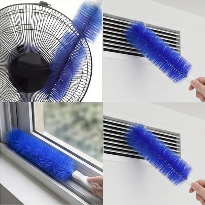 Bendable Microfiber Duster, Reusable Fan Cleaning Brush - Image 7