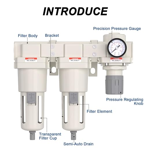 AIRZOE 1" NPT Air Dryer for Compressor-Air Compressor Water Separator AC5110-10 - Image 3