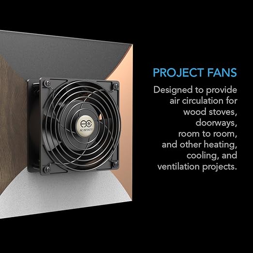 AC Infinity AXIAL S1238D, Dual 120mm Muffin Fan - Image 2
