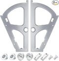 Litoexpe 1 Layers Silver Shoes Drawer Cabinet Hinges, Stainless Steel Shoe by PRATICALPRODUCTS