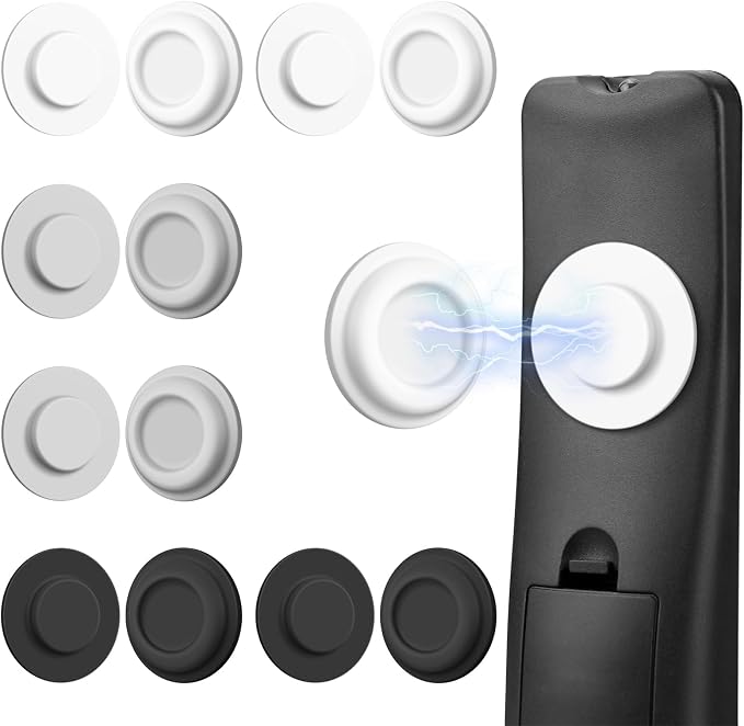 6 Pack Magnetic Remote Control Holder – Upgraded Silicone Magnetic Wall Mount by AMAZYC-US
