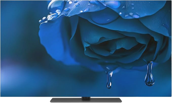 Watercolor Blue Rose Indoor TV Cover, Elastic TV Screen Protector Minimalist by Unknown