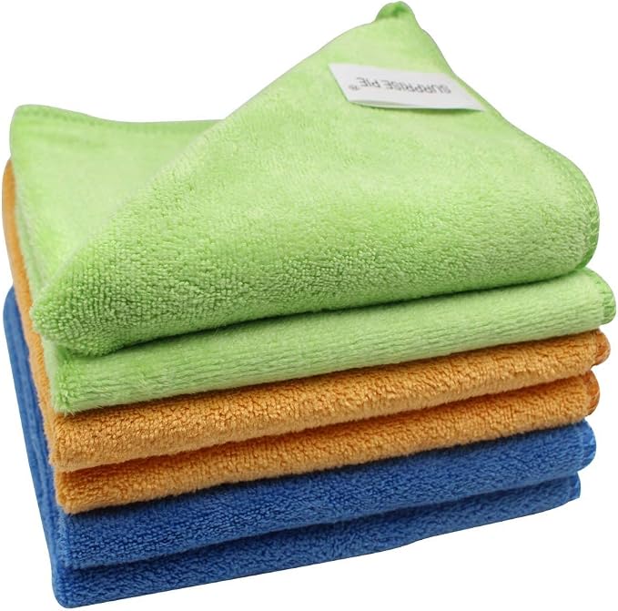 Microfiber Cleaning Cloth for Kitchen Housekeeping Dish Electronics Dust Rags by SURPRISEPIE