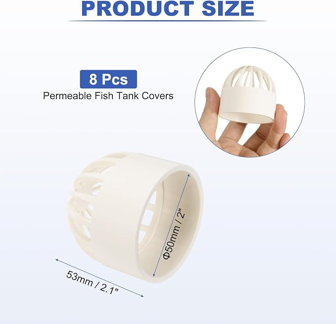 PATIKIL 2 Inch Fish Cover Permeable Cap - Image 2