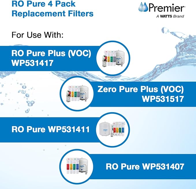 Watts Premier RO 4-Pack Filter Kit - Image 3