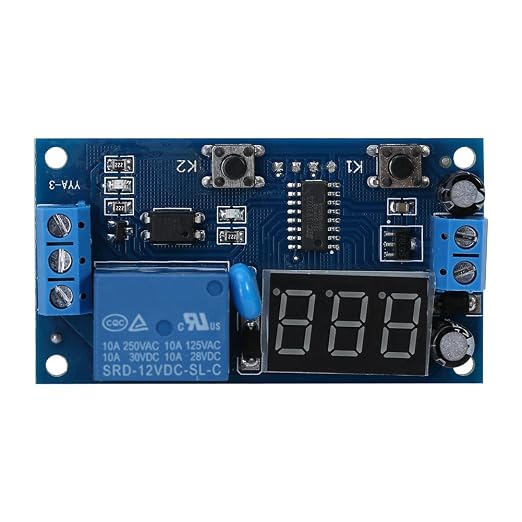 Timer Relay Module, Adjustable Time Range by Odorkle