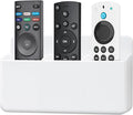 3 Slot Adjustable Remote Holder Wall Mount, TV Controller Holder Hollow Bottom by First-zgel