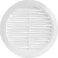 White 5" Inch Round Ventilation Grille by ECOPROVENT