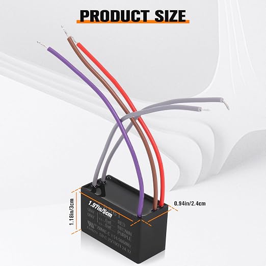 Ceiling Fan Capacitor 5 Wire for Compatible - Image 3