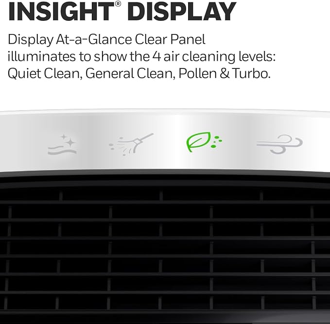 Honeywell HEPA Air Purifier for Home, 938 Ft² Rooms in 1 hour, Turbo Clean - Image 5