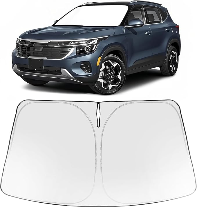 Proadsy 2026 Upgrade Windshield Sun Shade Custom Fit Kia Seltos 2021-2025 2026 by Proadsy