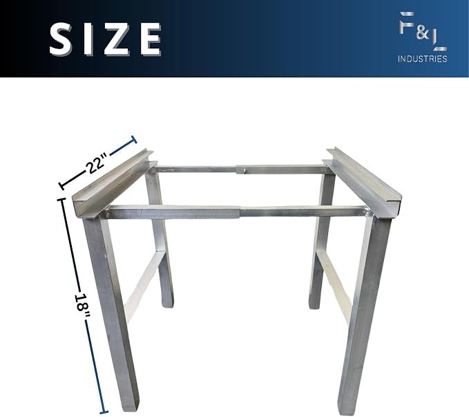F&L Heavy-Duty Aluminum Air Handler Stand – High-Efficiency HVAC Unit - Image 2