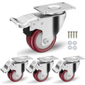 2" Heavy Duty Plate Casters by CLOATFET