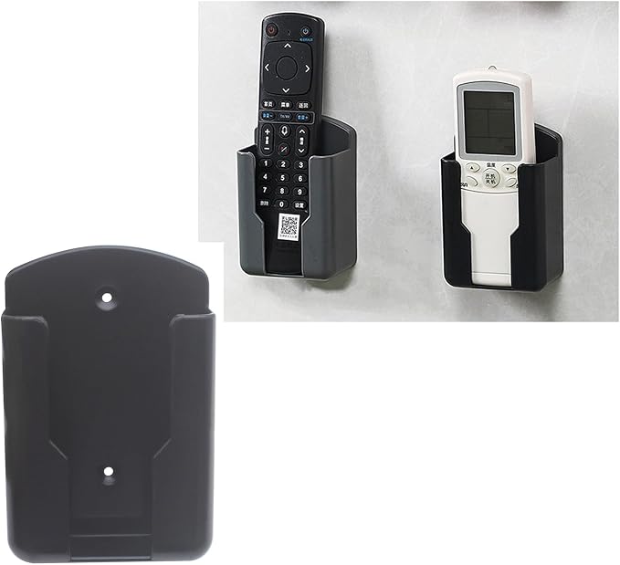 FDXGYH 2 Pcs Remote Control Rack Holder Wall-Mounted TV Remote Organizer Self - Image 5