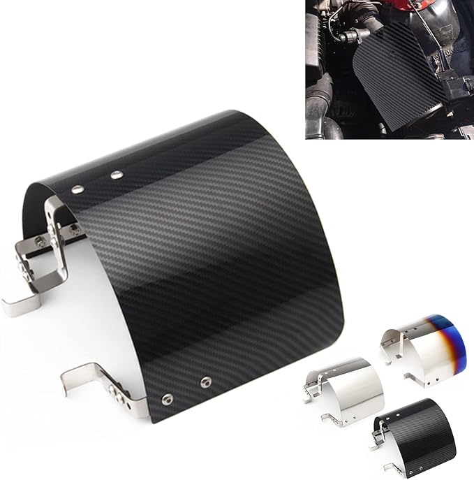 Protective Air Intake Heat Shield Wrap, Heat-Insulation Air Filter Cover 2.5" - Image 5