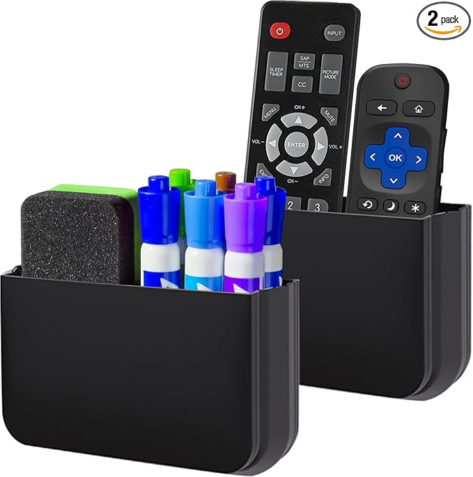 Freewindo Magnetic Remote Control Holder Wall Mount, 2 Pack TV Remote Holder by Freewindo