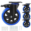 6 Inch Caster Wheels 2800Lbs, Casters Set of 4 Heavy Duty by ENYKE