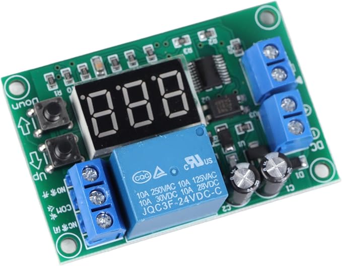 Timer Relay Module, 3 Digit Digital Display Programmable Button Adjustment - Image 5