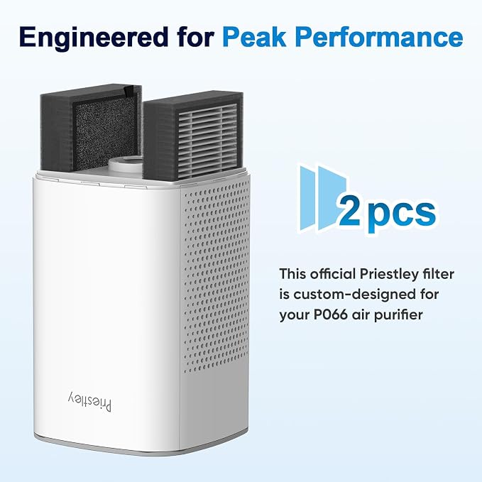 Priestley Small Air Purifiers for Home Bedroom Dorm Office Desktop, 20dB Quiet - Image 7