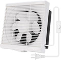12 Inch Exhaust Fan with Mesh, Through-Wall Window Ventilation Fan, 110V by MEKOTRIN