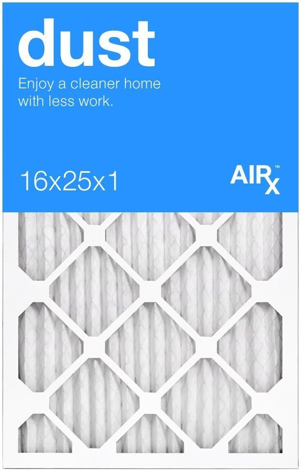 AIRX FILTERS WICKED CLEAN AIR. DUST 16x25x1 MERV 8 Pleated Air Filter by AIRXFILTERSWICKEDCLEANAIR