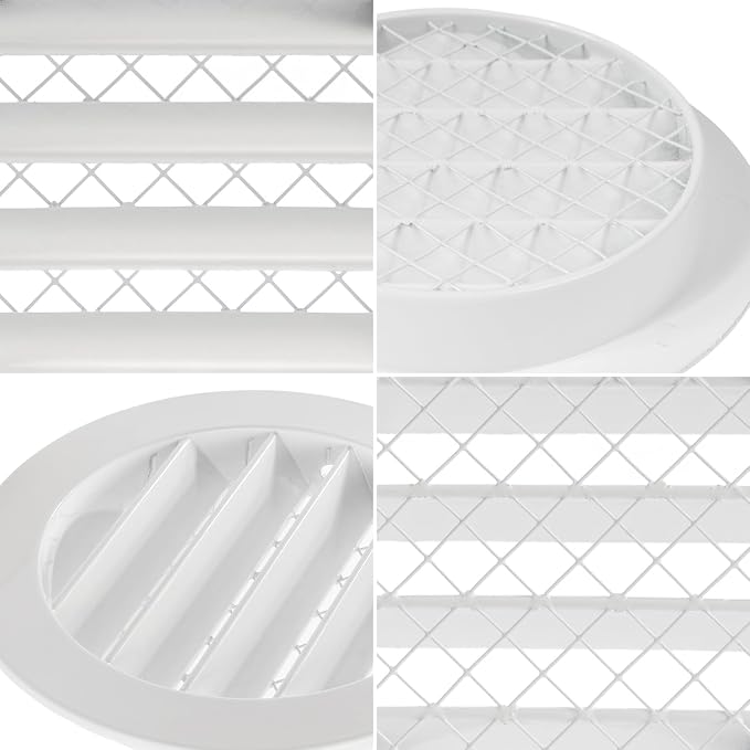 Repa Market 10 Inch Heavy-Duty White Aluminum Alloy Gable Vent - Image 6