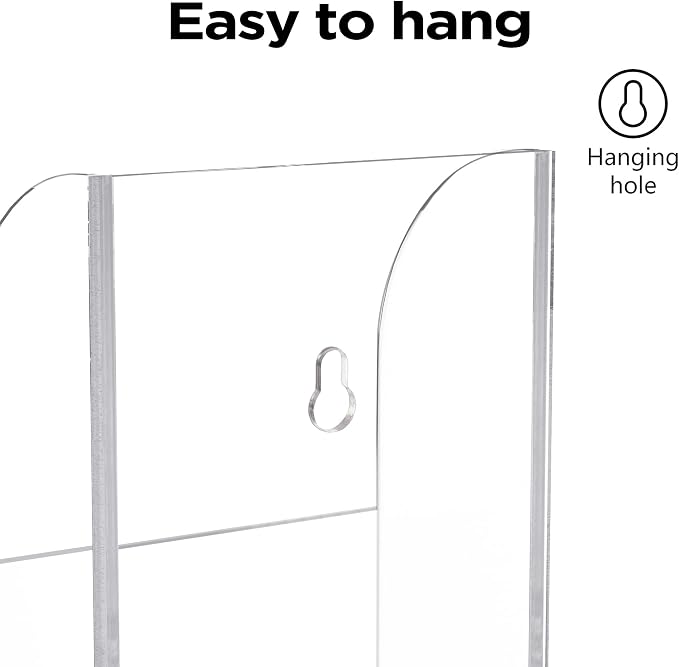 HBlife Acrylic Remote Control Holder Organizer, Bedside - Image 7