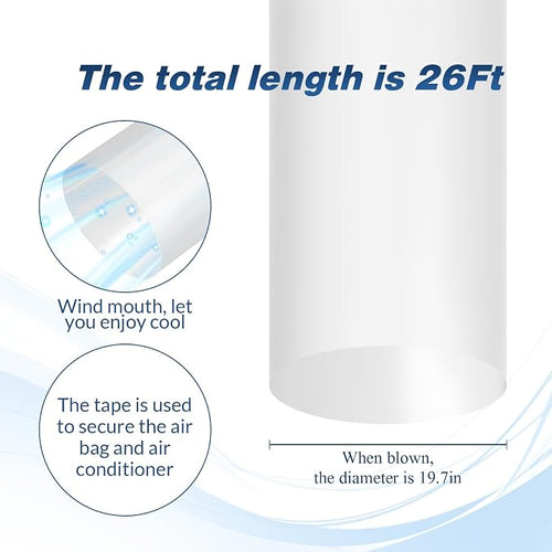 10 Inch Air Conditioning Blowing Bag Portable Air Conditioner Exhaust Hose - Image 2