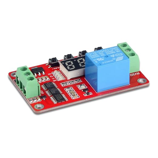 UCTRONICS DC 12V Programmable Multifunction Time Delay Relay Module, On Delay - Image 3