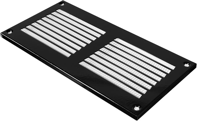 HVAC OV 8" x 4" Inch Black Metal Vent Cover – Ceiling Vents Covers - Image 8