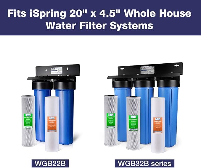 iSpring FP25BX6 High Capacity 20” x 4.5” Water Replacement Cartridges Fine - Image 4