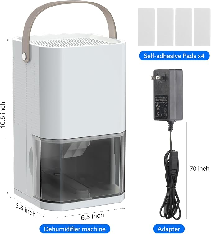 Litever Dehumidifier Dual Core Compact Quiet - Image 3