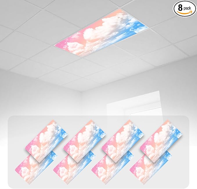 8 Pcs Fluorescent Light Covers by Euphonium