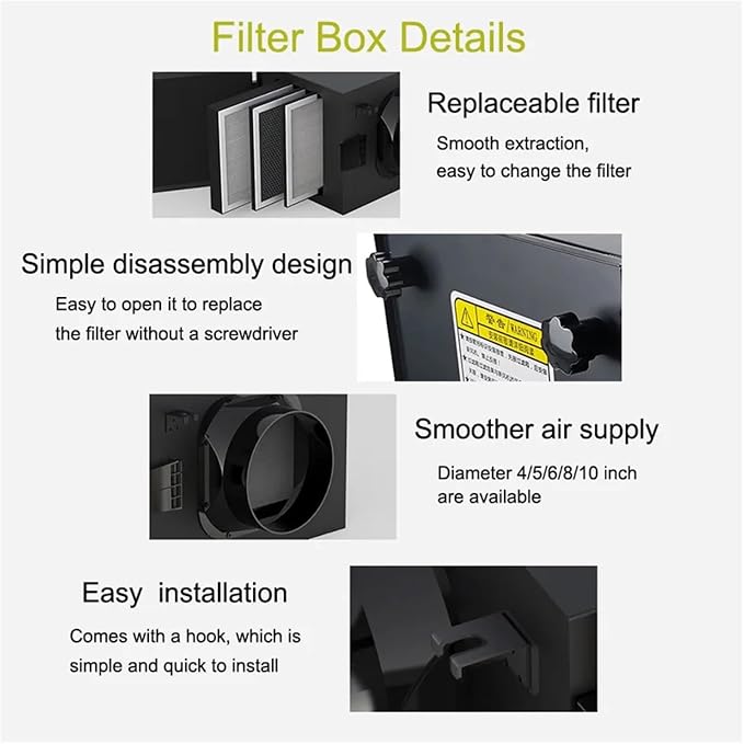 Fresh Air Intake Inline Filter Box - Image 4