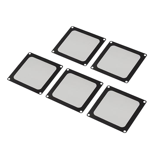 5Pcs PC Fan Dust Filter, 90x90mm PC Dust Filter, Magnetic Frame Case Cover - Image 9