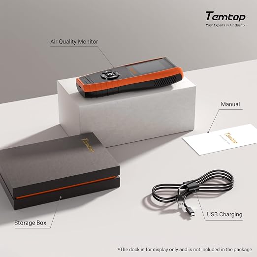 Temtop PM2.5 Monitor P600, Essential Air Particle Meter PM2.5 PM10 Air Quality - Image 7