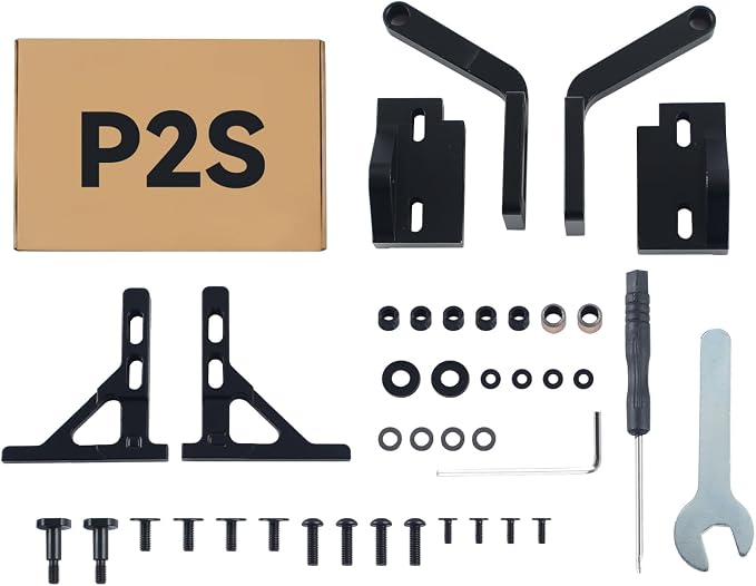 FYSETC Upgraded Parts for Bambulab P2S Door: Assembly All Metal CNC Door Hinge by FYSETC