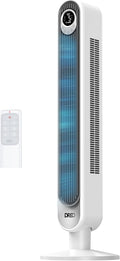 DREO Tower Fan for Bedroom, 28 ft/s, 20dB Quiet Oscillating Bladeless Fan by Unknown