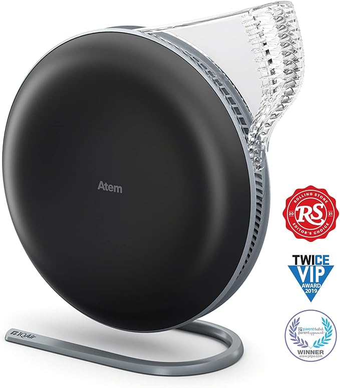IQAir Atem Desk Air Purifier for Home, Small Room up to 150 sq ft, HyperHEPA - Image 6