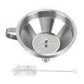 Stainless-Steel Funnel Resin Filter Cup by Unknown