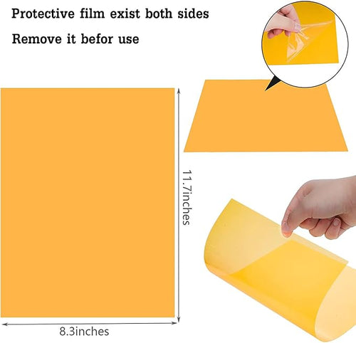 10 Pack Gel Light Filter Transparency Color Film Plastic Sheets Colored - Image 2